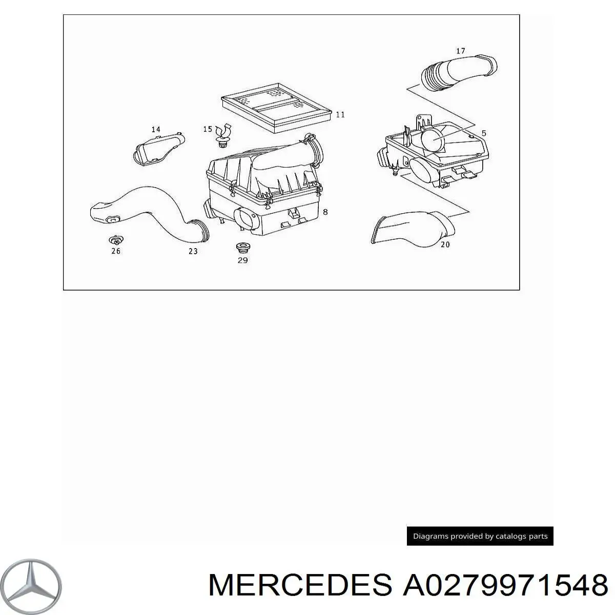 A0279971548 Mercedes 