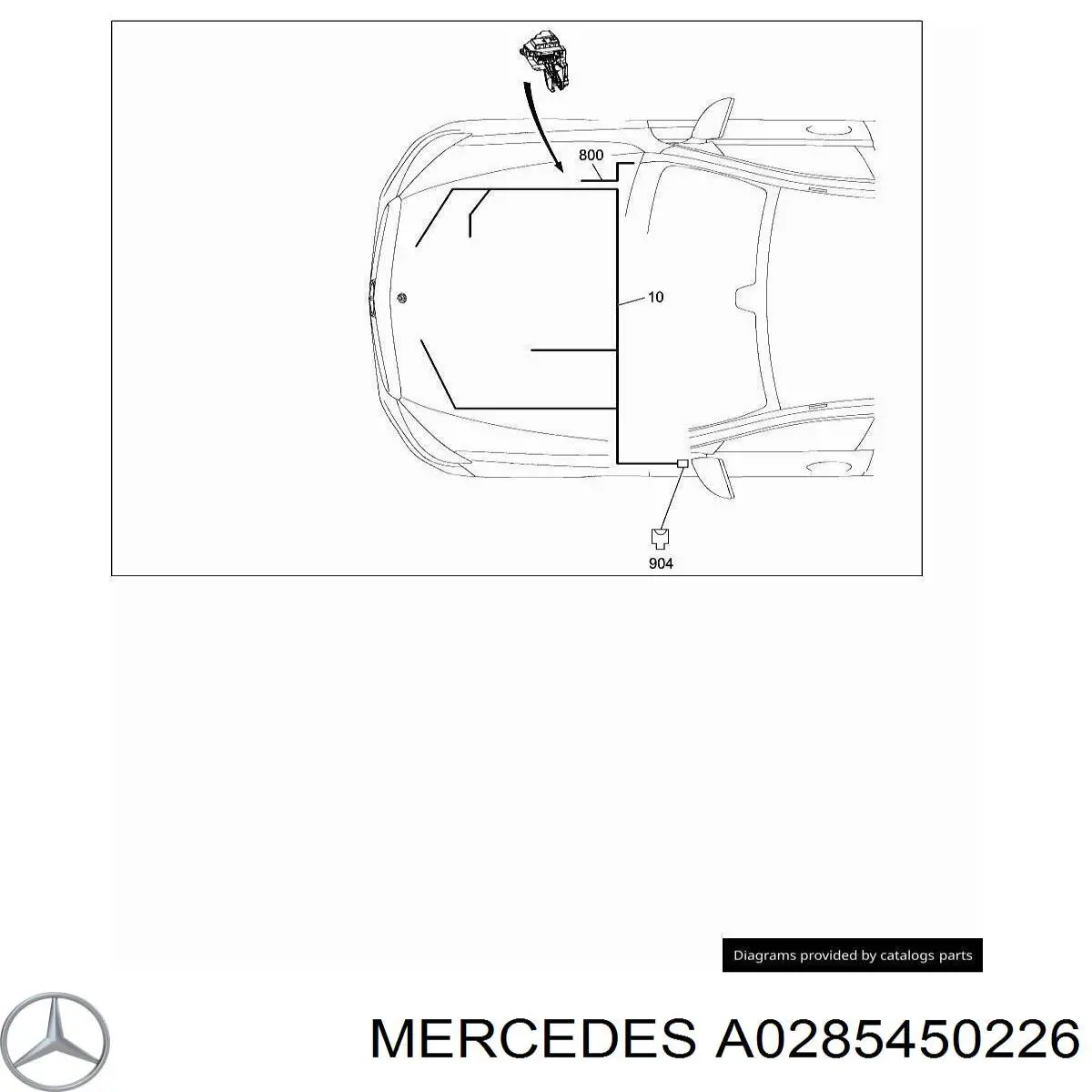 Купити A0285450226 Mercedes 