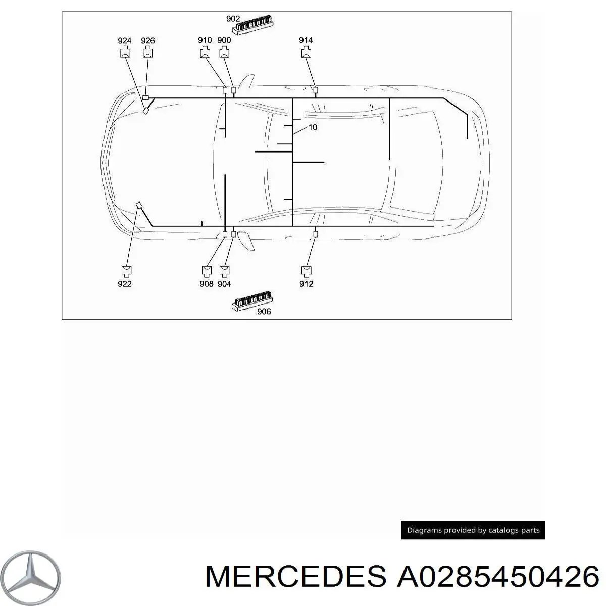 Купити A0285450426 Mercedes 