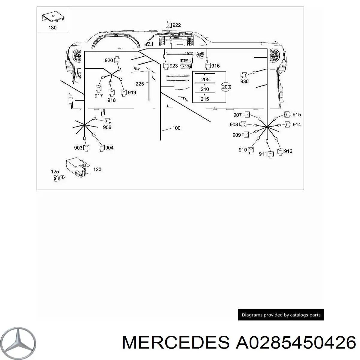  Mercedes A0285450426 ціна, від 2.53 USD