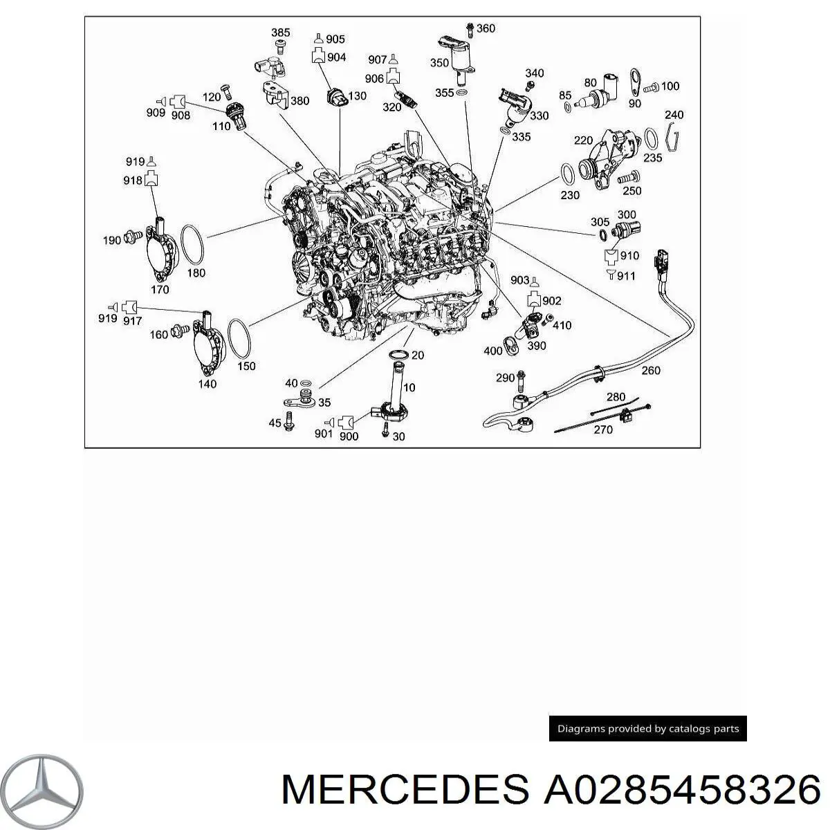  Mercedes A0285458326 ціна, від 5.12 USD