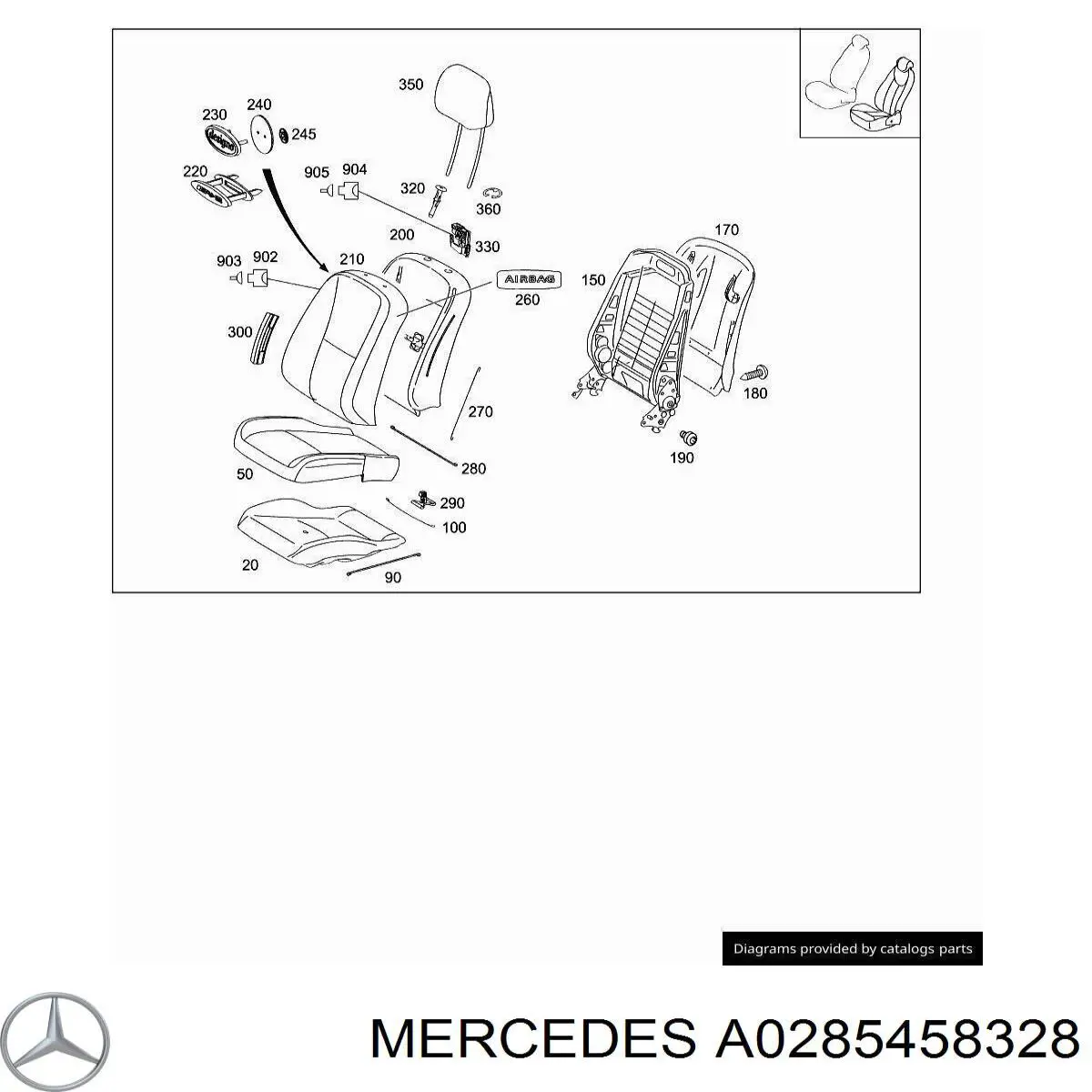 A0285458328 Mercedes 
