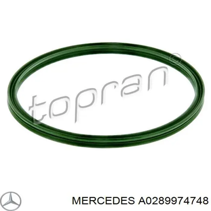 289974748 Mercedes кільце ущільнювача патрубка интеркуллера