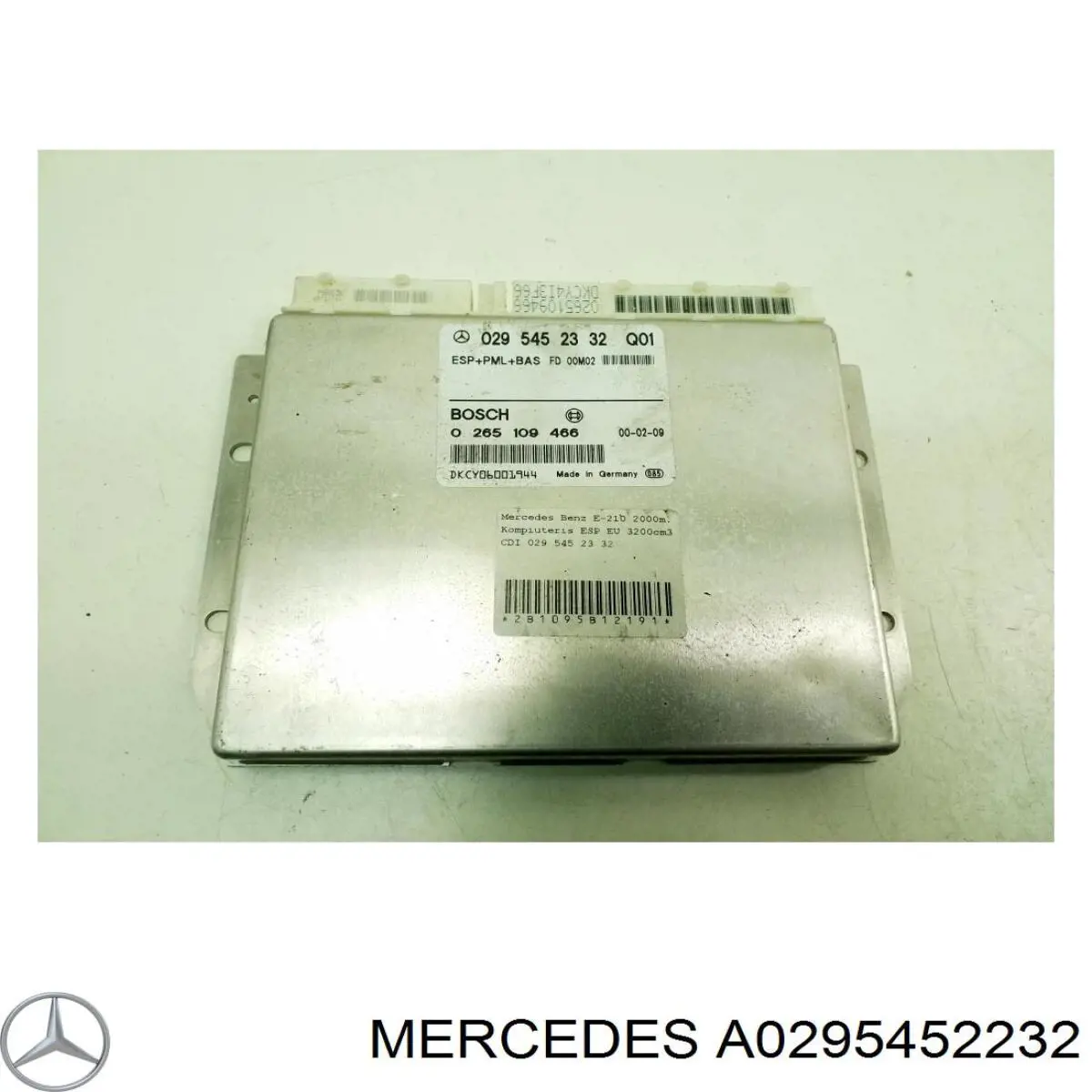 Купити A0295452232 Mercedes Блок керування ESP