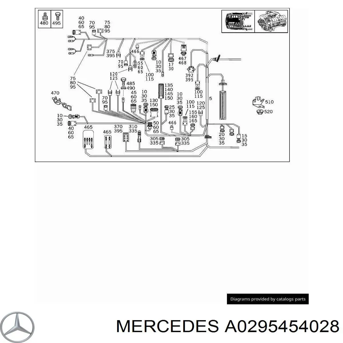Купити A0295454028 Mercedes 