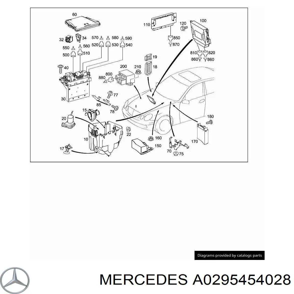 A0295454028 Mercedes 