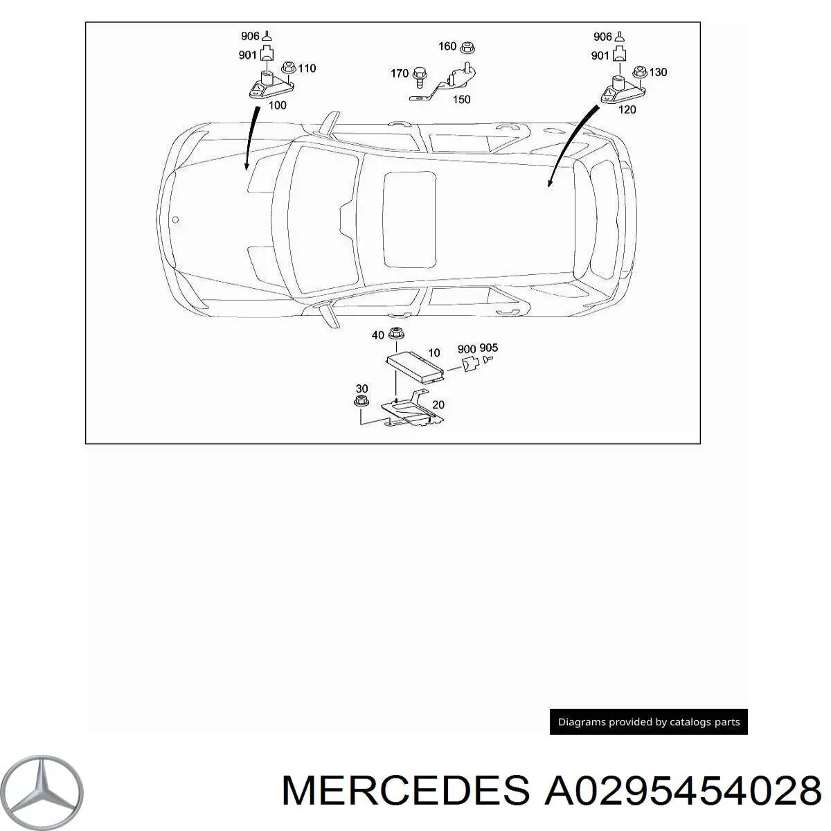  Mercedes A0295454028 ціна, від 0.35 USD