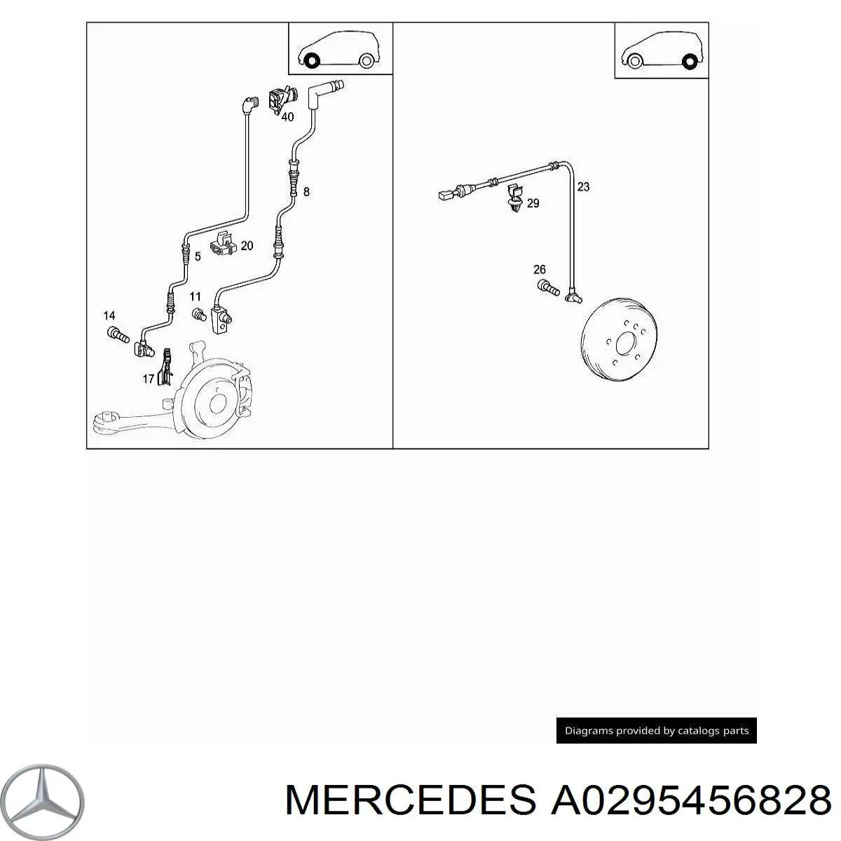 A0295456828 Mercedes 