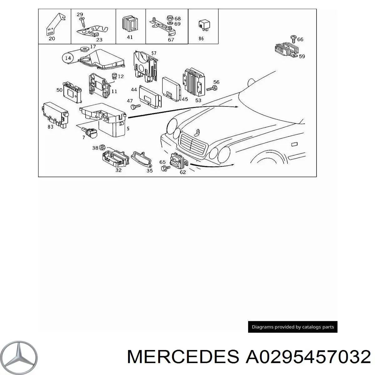Купити A0245450532 Mercedes Блок керування ESP