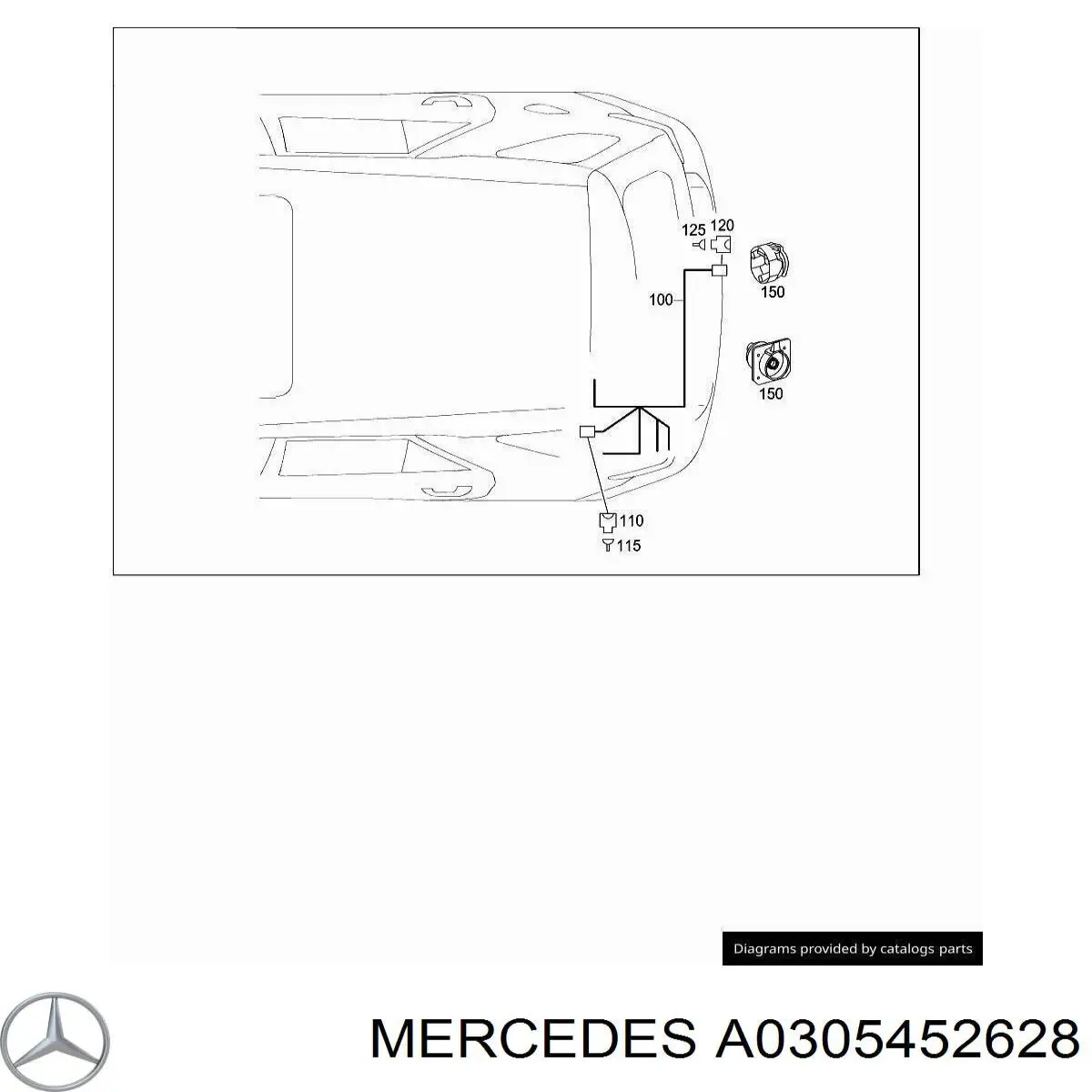  Mercedes A0305452628 ціна, від 52.54 USD