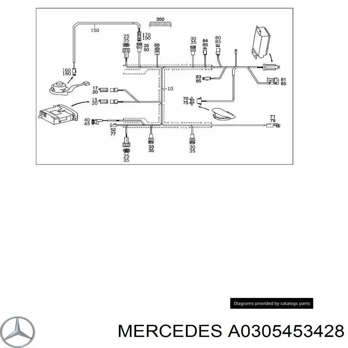  Mercedes A0305453428 ціна, від 3.88 USD