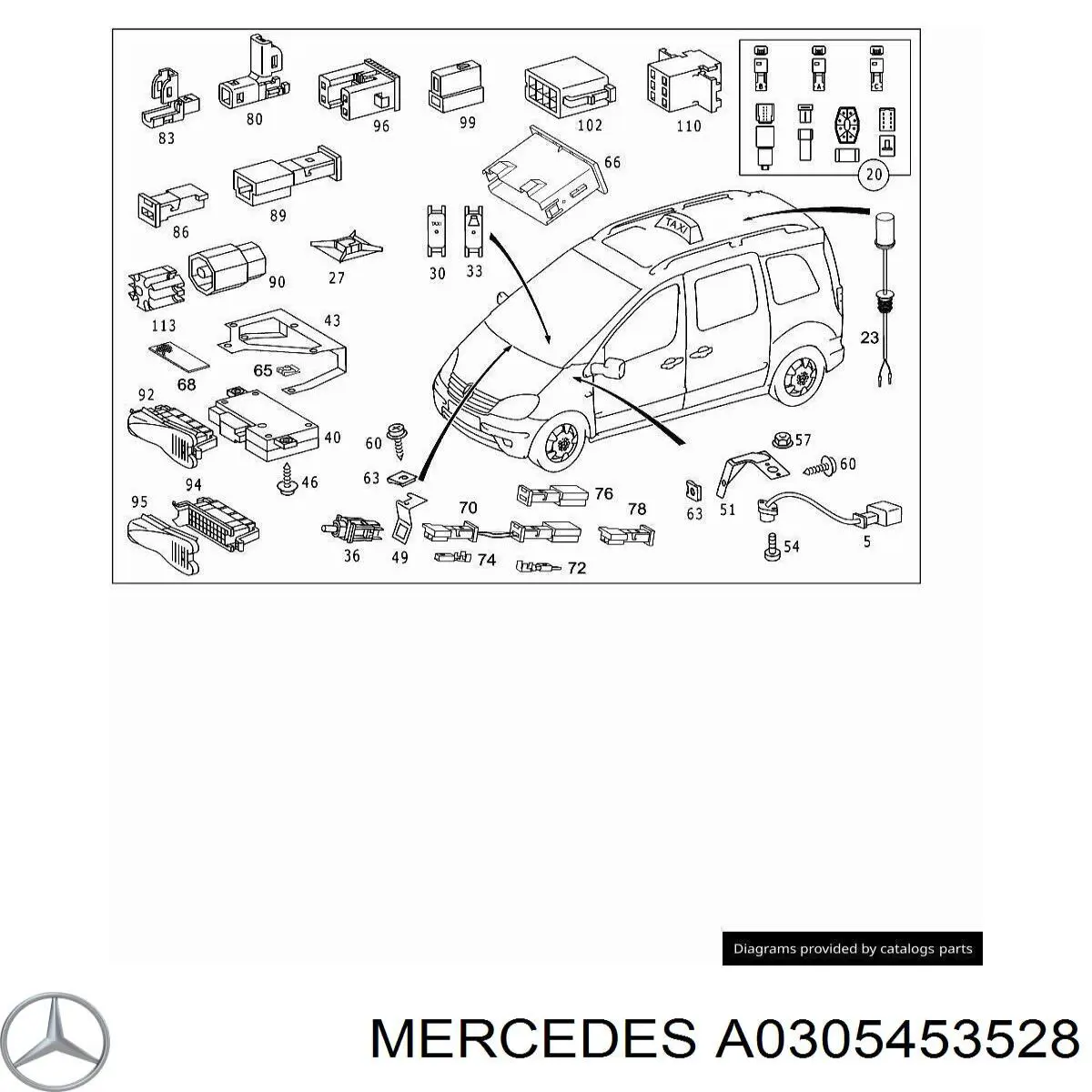 A0305453528 Mercedes 