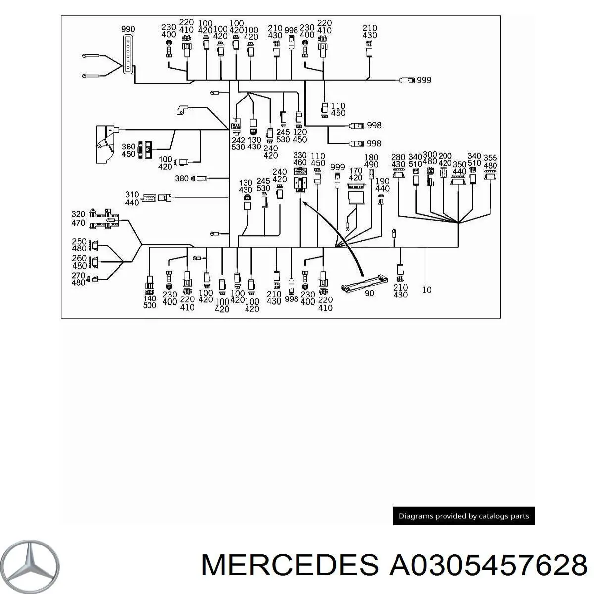 A0305457628 Mercedes 