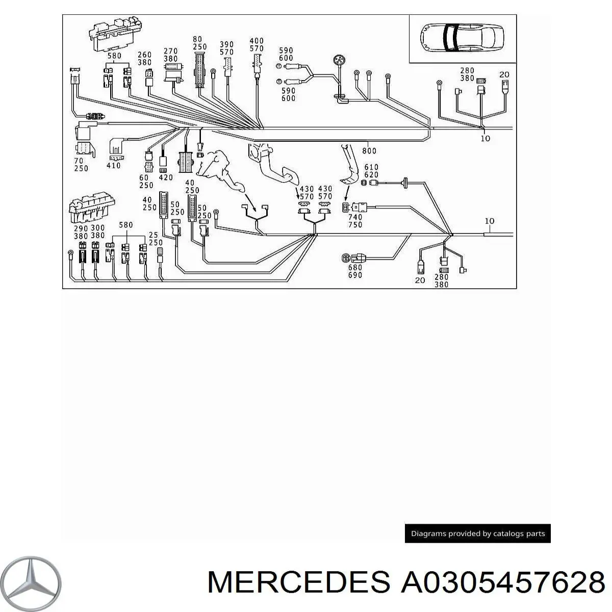 Купити A0305457628 Mercedes 