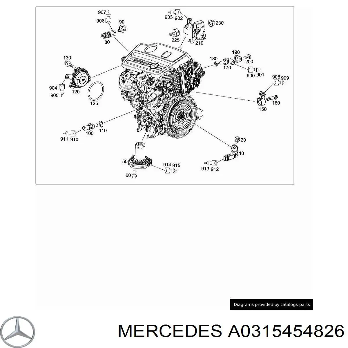  Mercedes A0315454826 ціна, від 6.33 USD