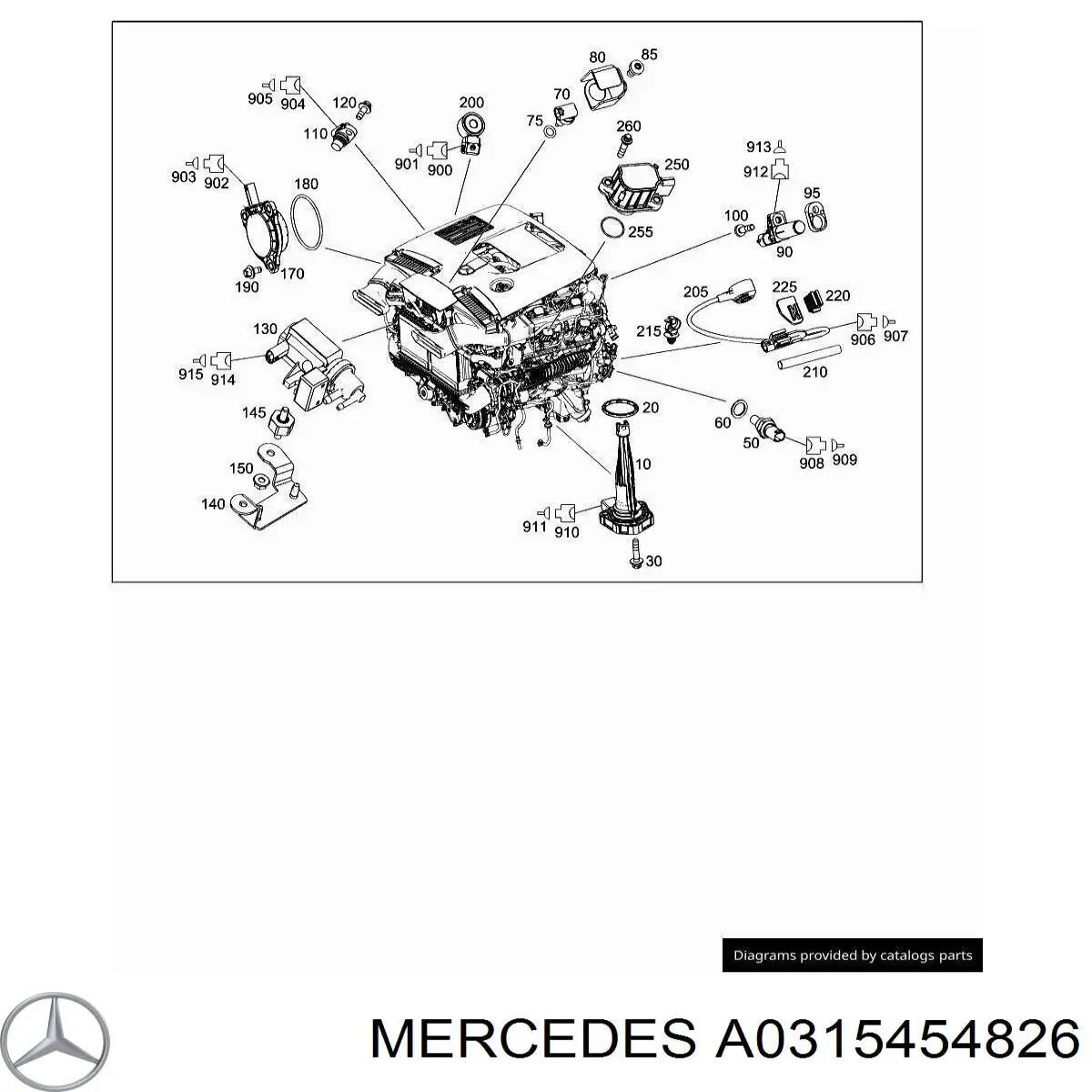 Купити A0315454826 Mercedes 