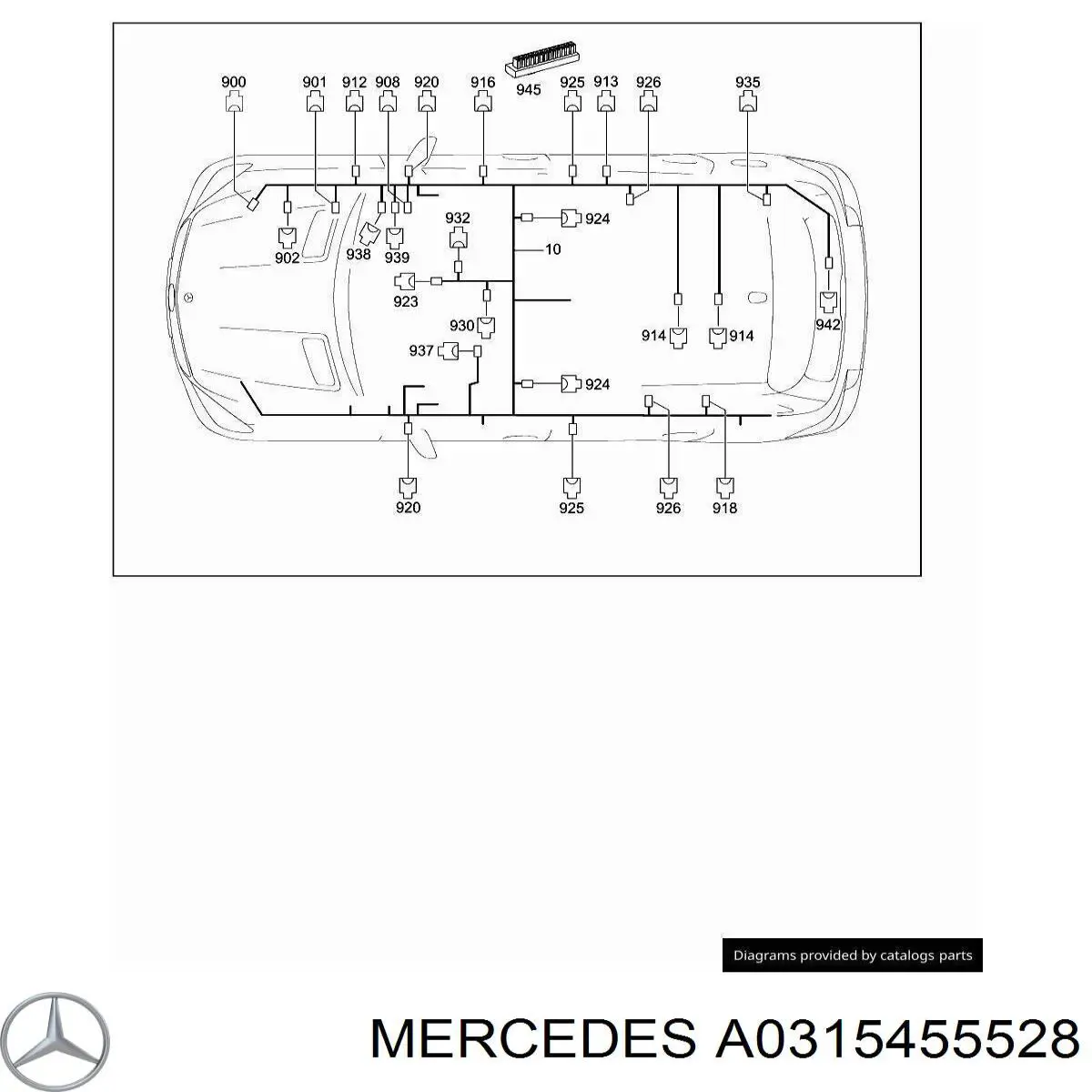  Mercedes A0315455528 ціна, від 1.18 USD