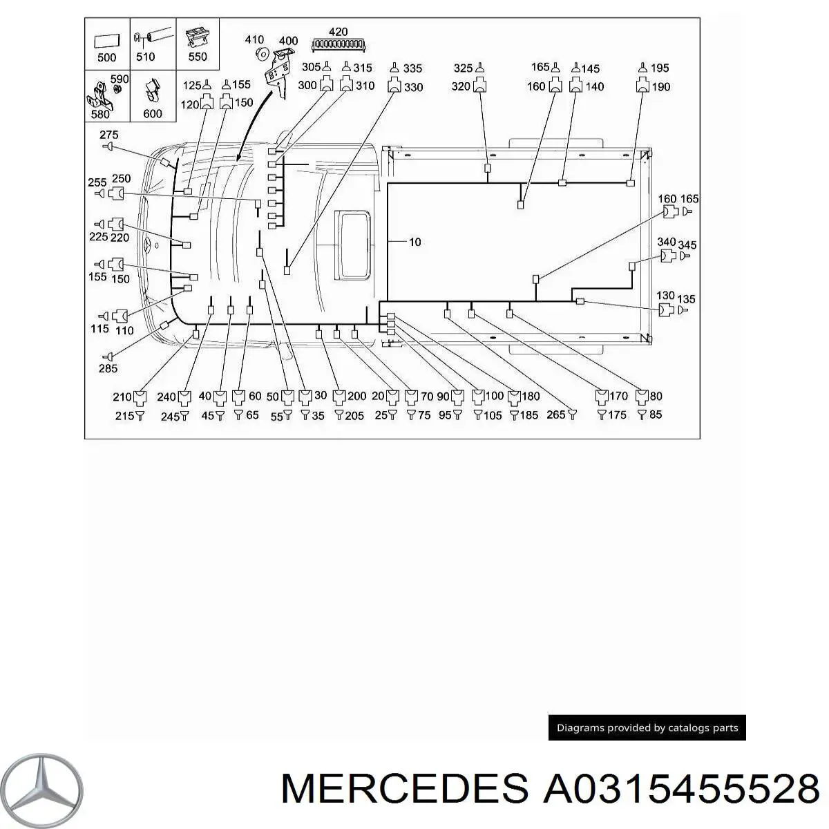 A0315455528 Mercedes 