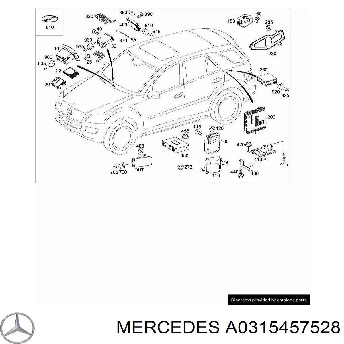 A0315457528 Mercedes 