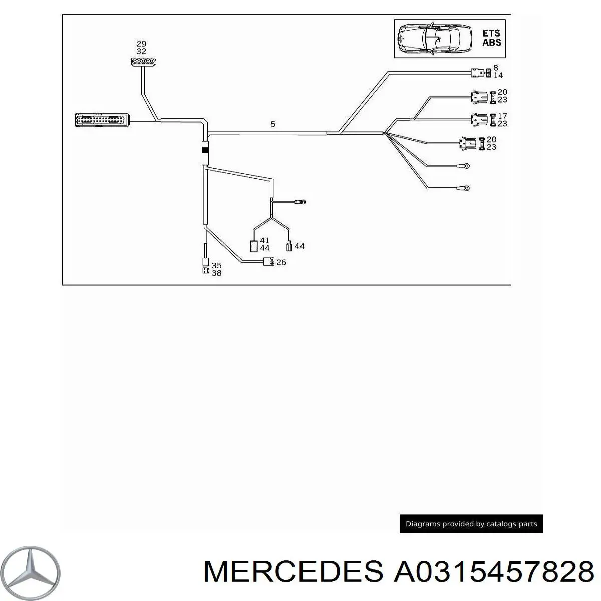 A0315457828 Mercedes 