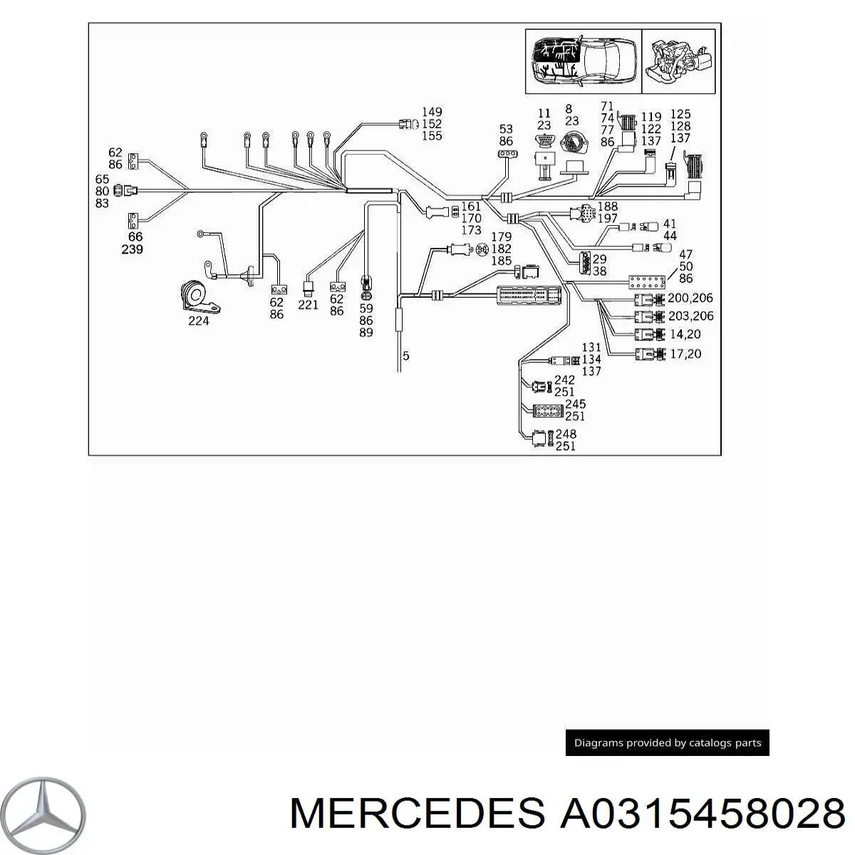A0315458028 Mercedes 
