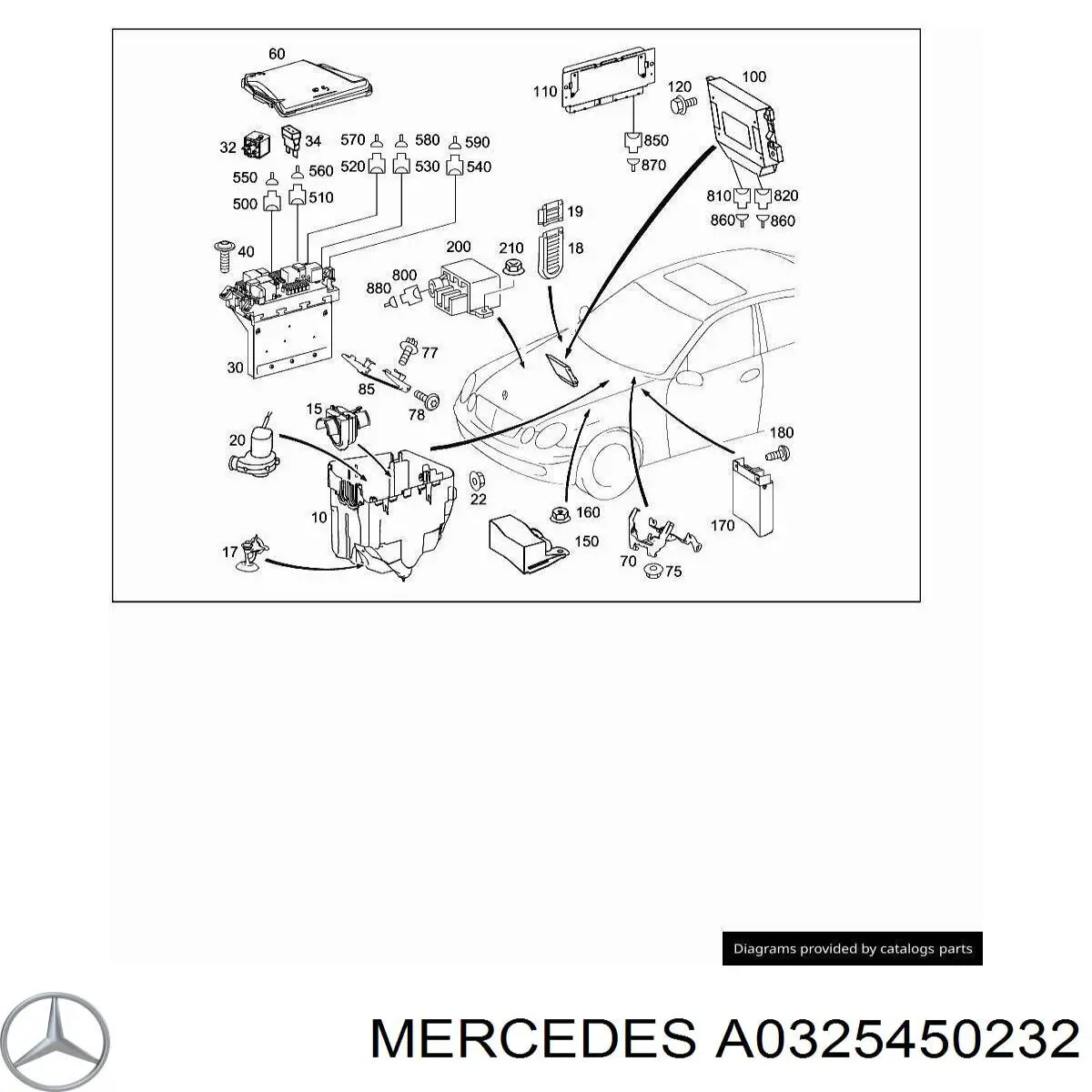  A032545023264 Mercedes