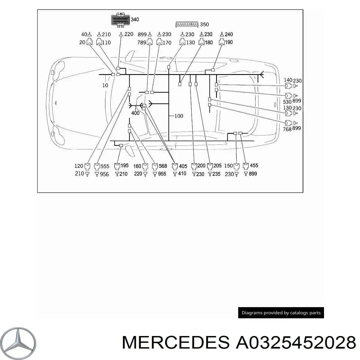Купити A0325452028 Mercedes 