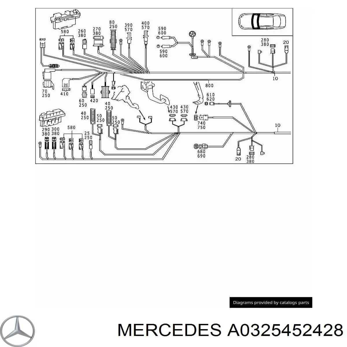  Mercedes A0325452428 ціна, від 1.27 USD