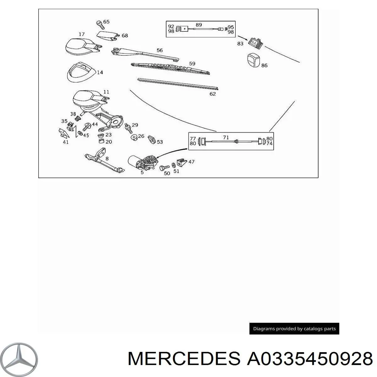  Mercedes A0335450928 ціна, від 5.07 USD
