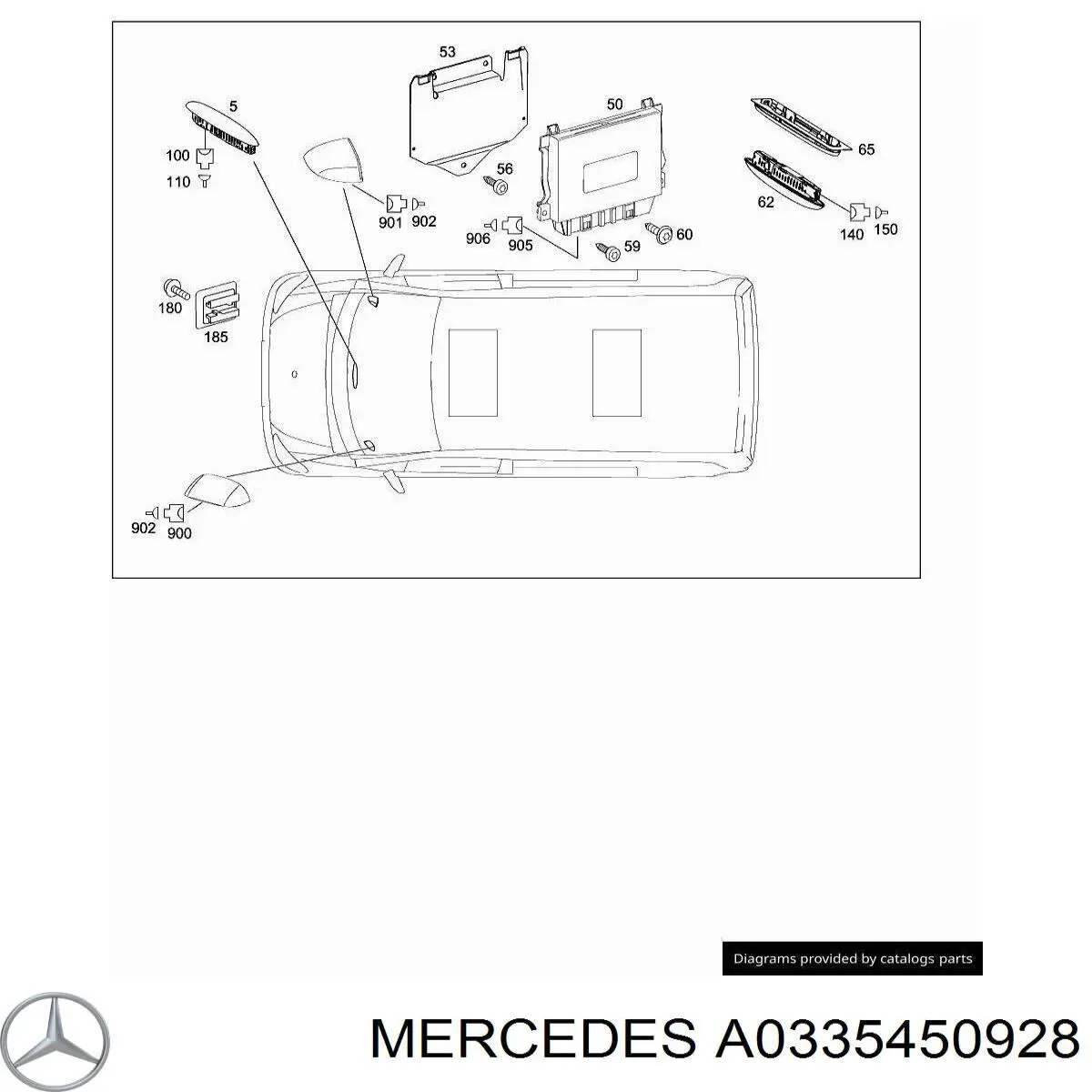 Купити A0335450928 Mercedes 