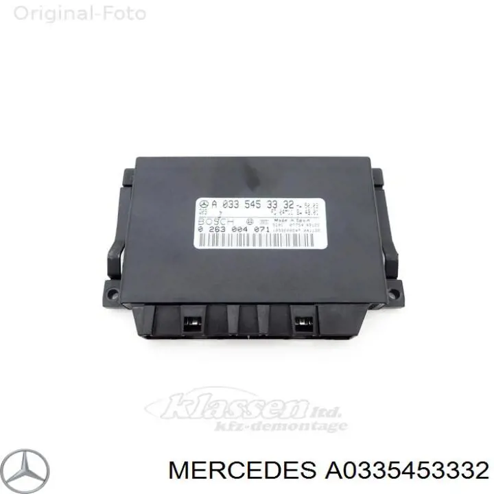 ЕБУ Mercedes A0335453332 ціна, від 11.40 USD