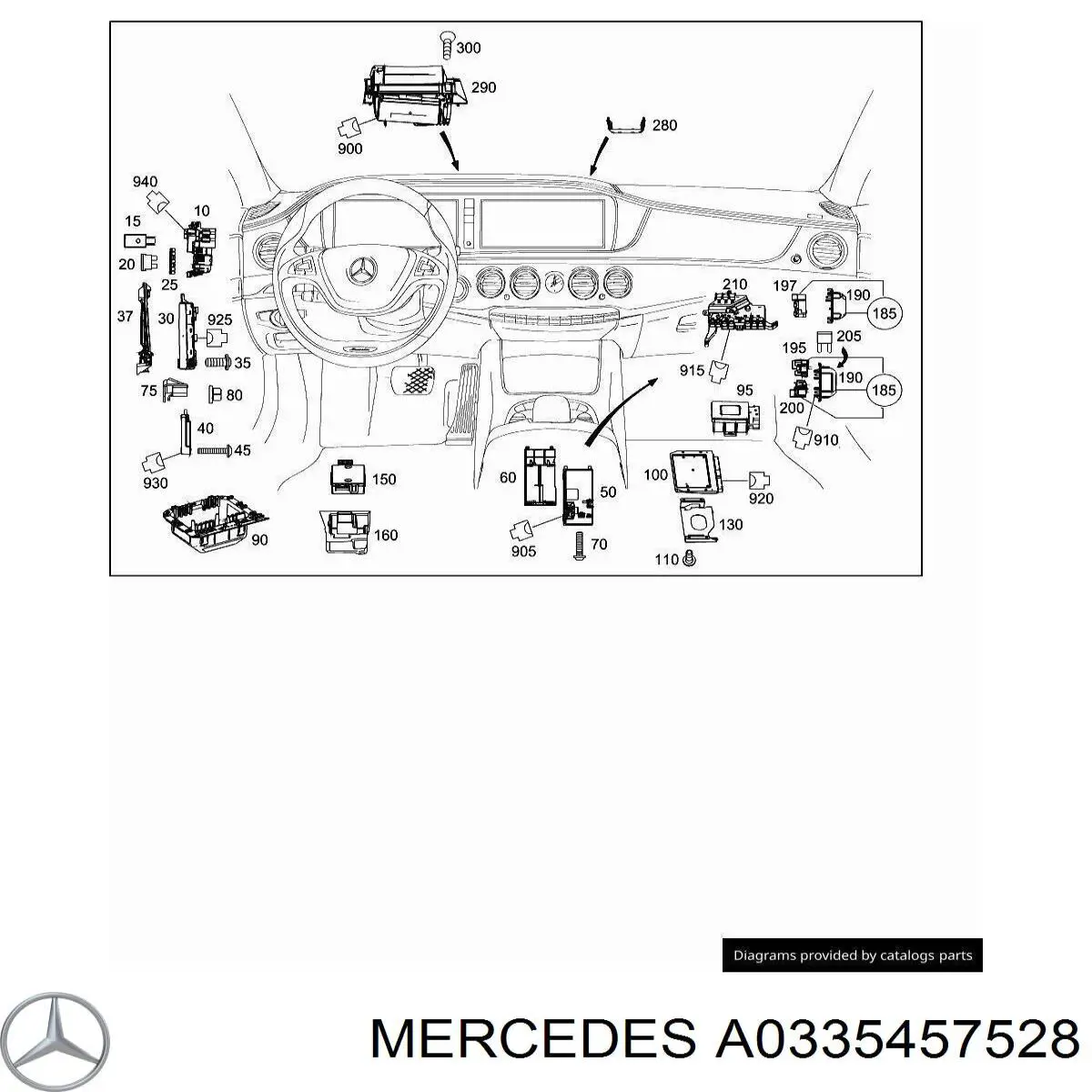  Mercedes A0335457528 ціна, від 2.40 USD