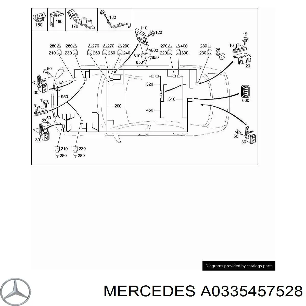 Купити A0335457528 Mercedes 