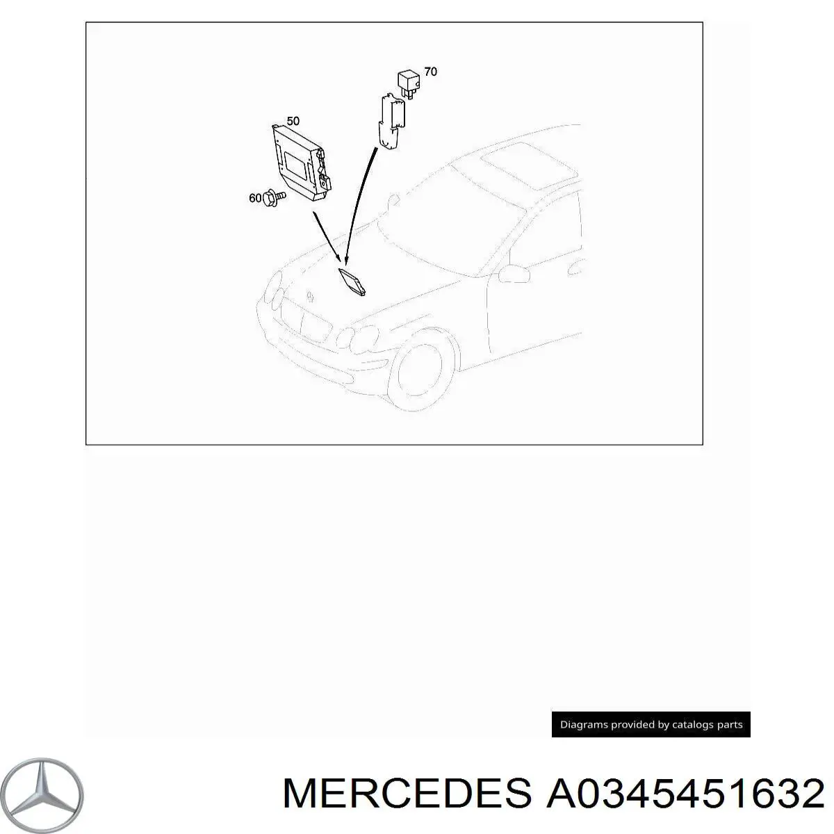 Купити A0345451632 Mercedes 