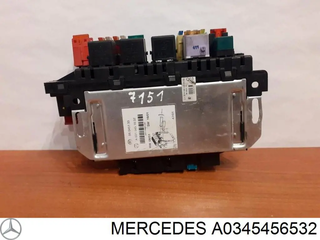 Блок управління сигналами SAM Mercedes A0345456532