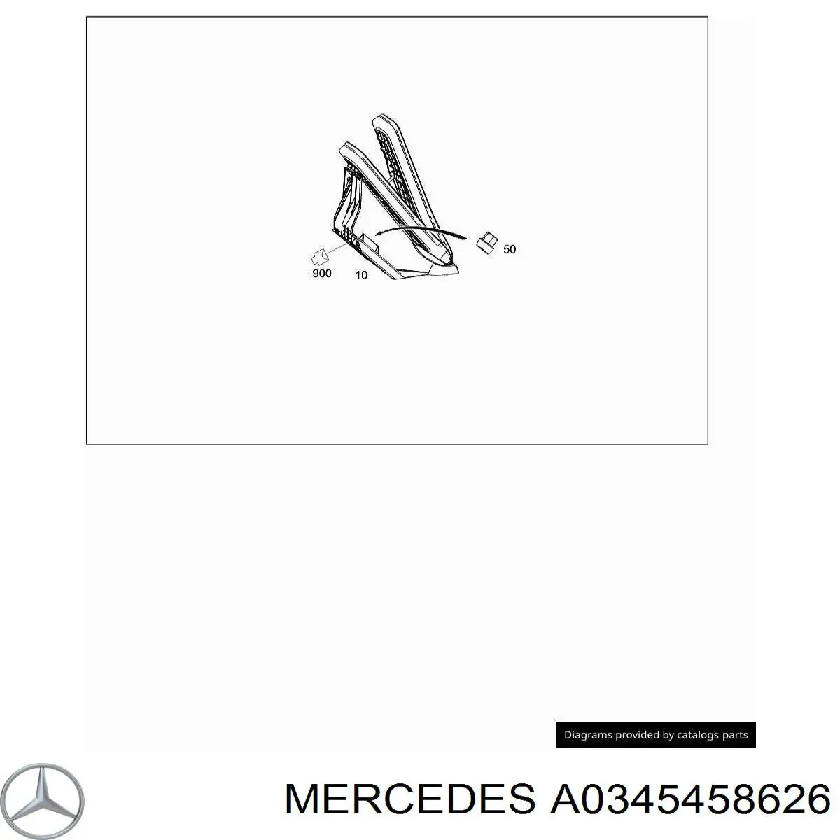  Mercedes A0345458626 ціна, від 1.27 USD