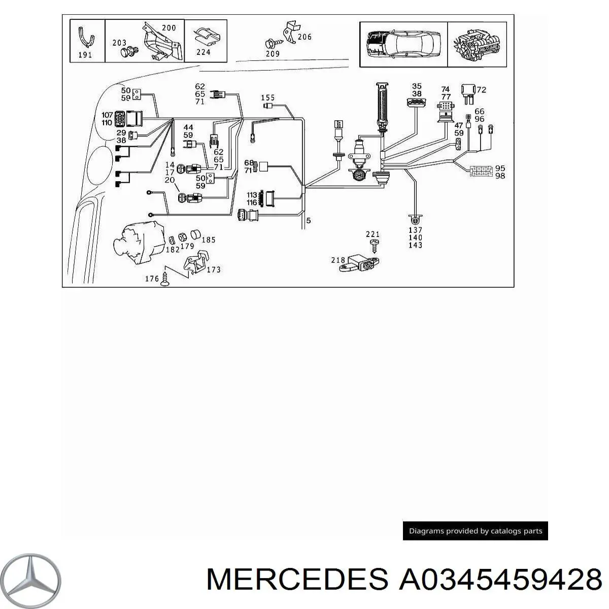 A0345459428 Mercedes 