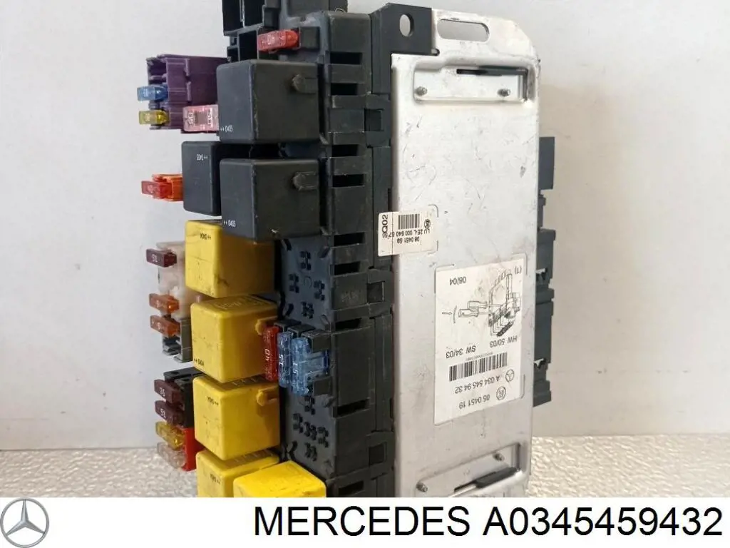 A0345459432 Mercedes Блок керування сигналами SAM