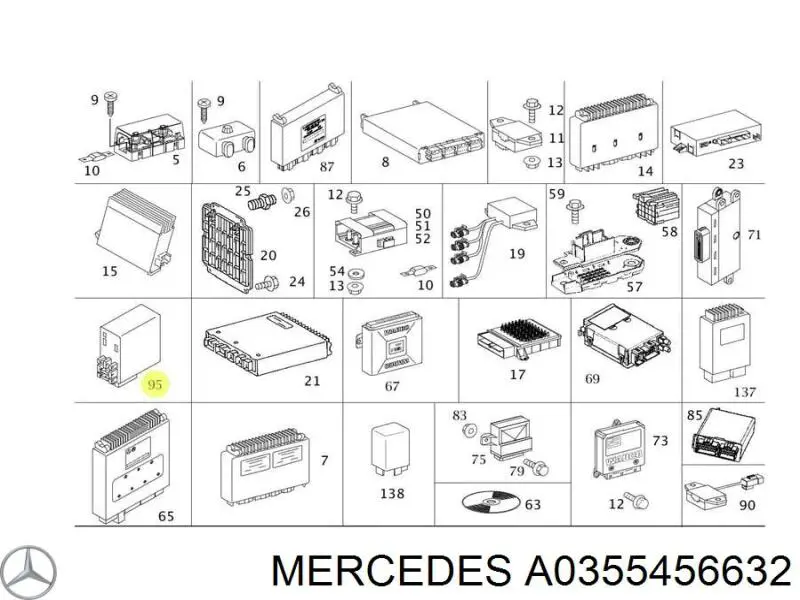 Купити A0355456632 Mercedes 