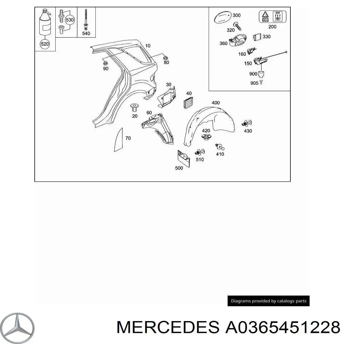 Купити A0365451228 Mercedes 