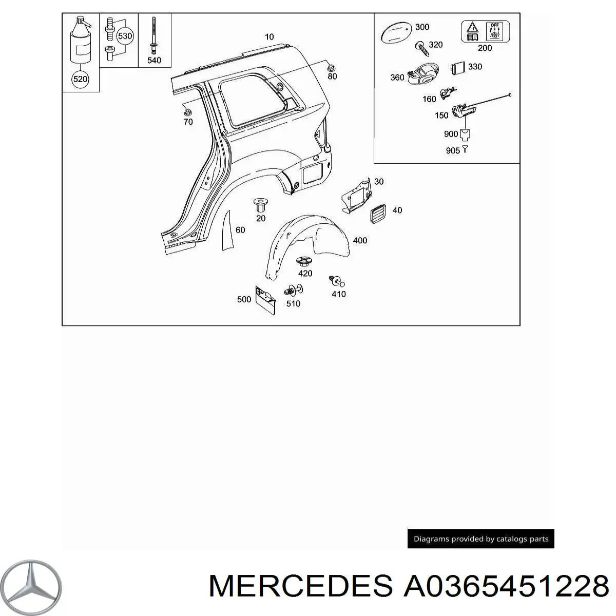  Mercedes A0365451228 ціна, від 2.53 USD