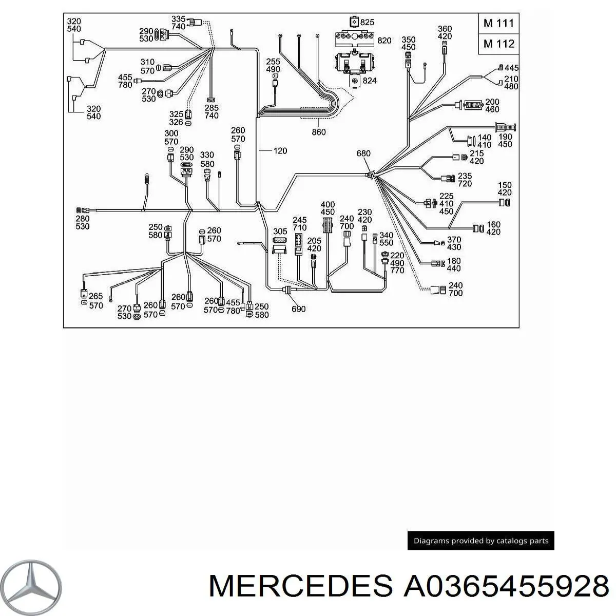  Mercedes A0365455928 ціна, від 9.24 USD