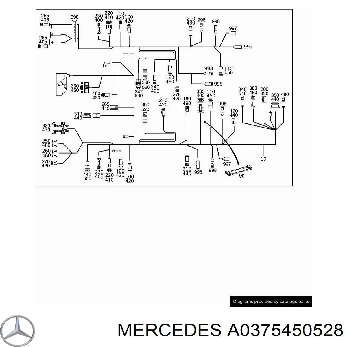  Mercedes A0375450528 ціна, від 0.98 USD