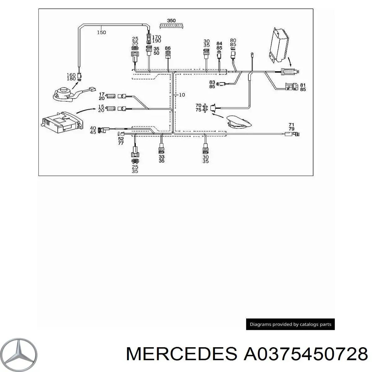  Mercedes A0375450728 ціна, від 3.17 USD