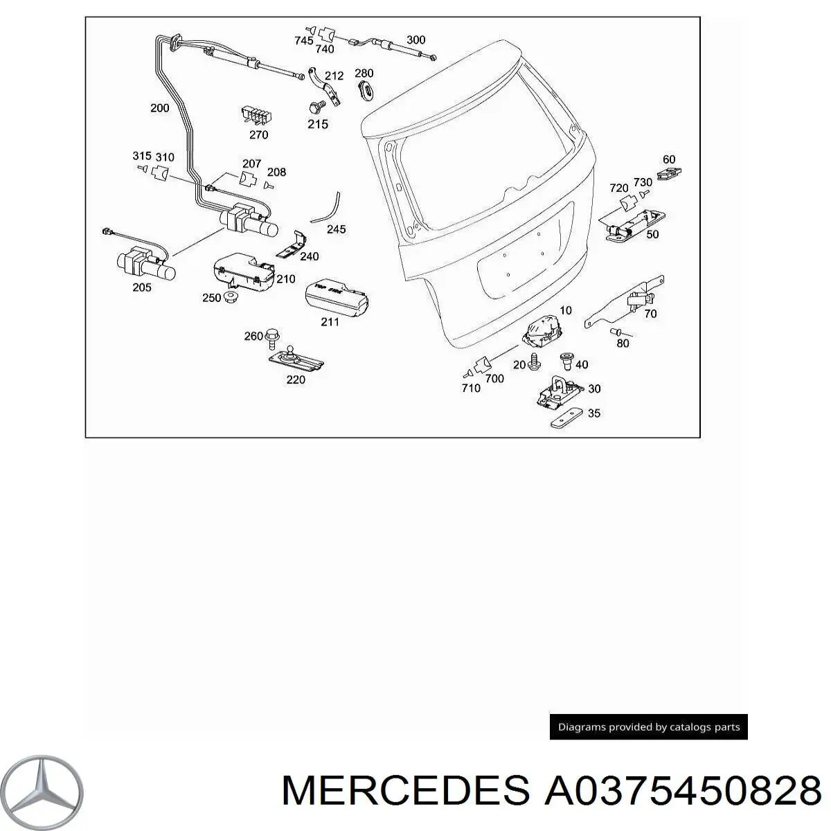 Купити A0375450828 Mercedes 