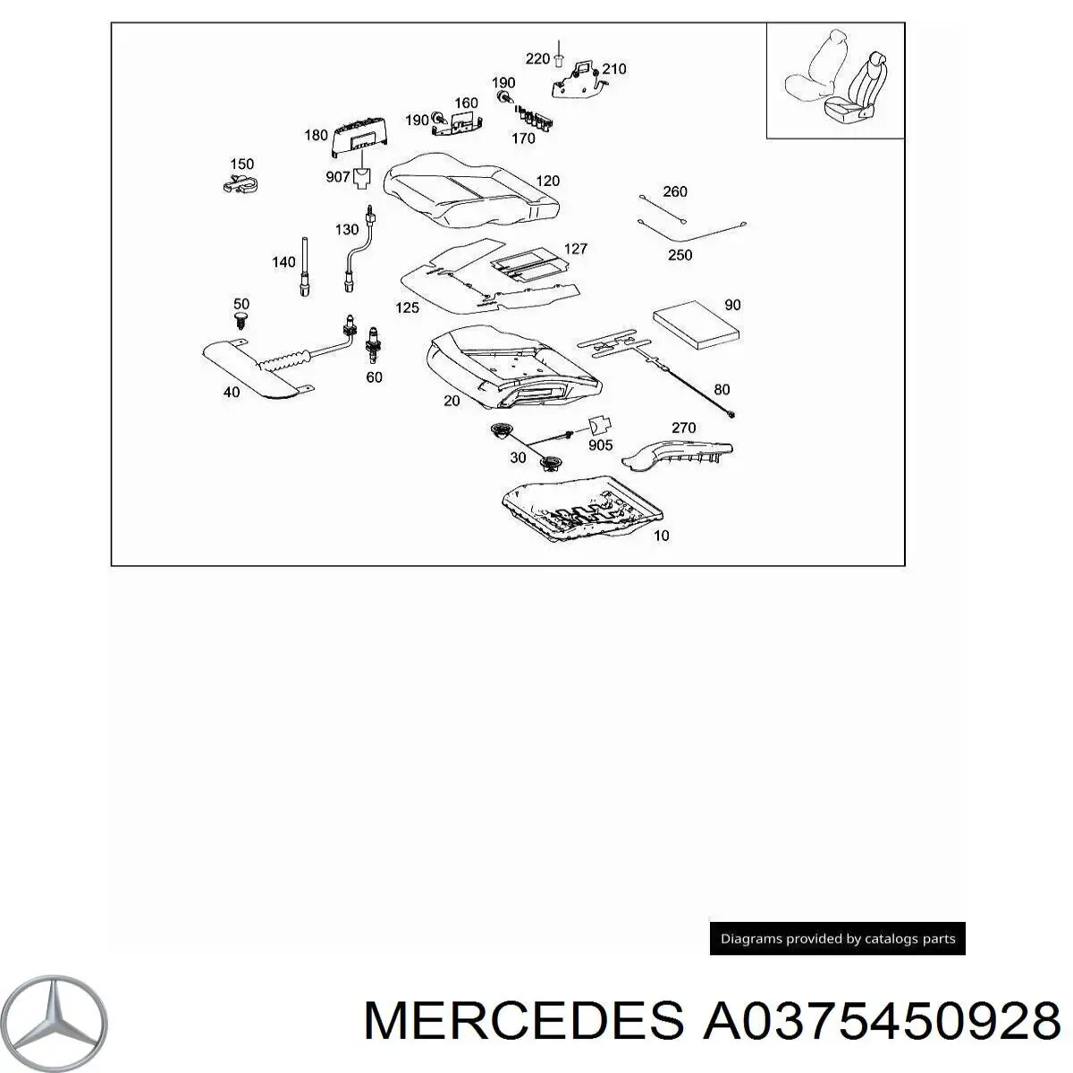 A0375450928 Mercedes 