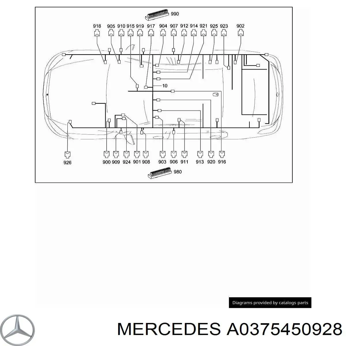  Mercedes A0375450928 ціна, від 5.62 USD