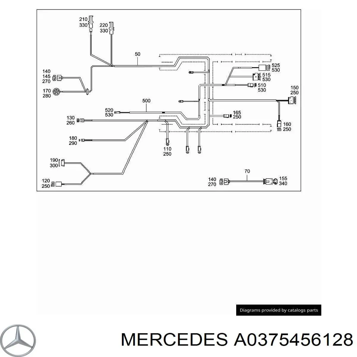  Mercedes A0375456128 ціна, від 2.39 USD