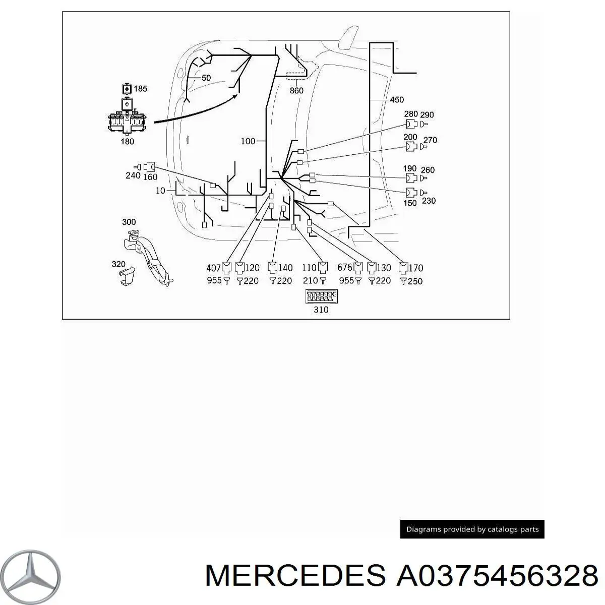 Купити A0375456328 Mercedes 