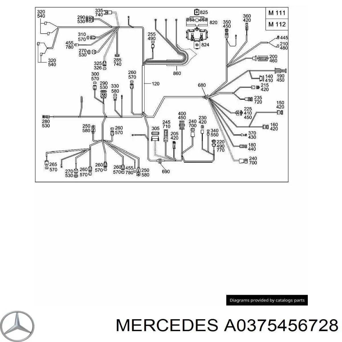 A0375456728 Mercedes 